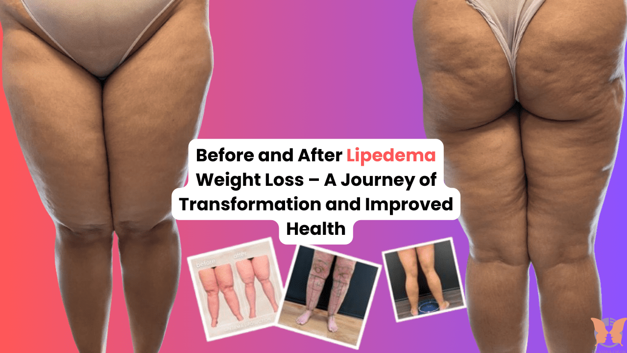 Before and after lipedema weight loss – A journey of transformation and improved health