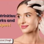 Botox treatment for wrinkle reduction – before and after results on forehead and eyes