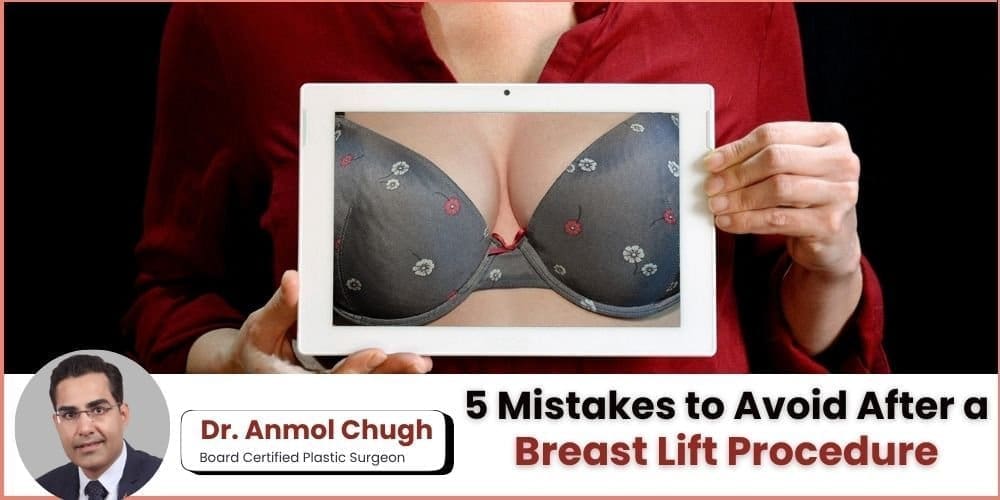 Post breast lift care – avoid these 5 recovery mistakes for better results