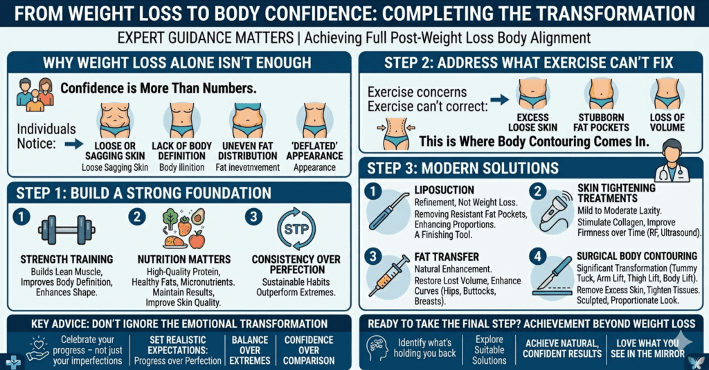 Completing the transformation from weight loss to body confidence