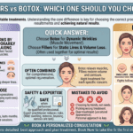 Comparison of fillers and Botox for facial rejuvenation