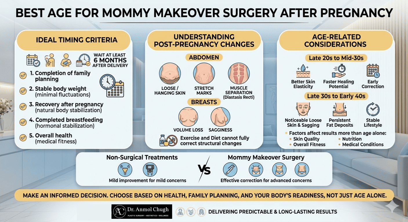 Best age and timing for Mommy Makeover surgery after pregnancy