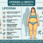 Comparison of lipedema and obesity with signs most women ignore