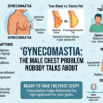 Dr. Anmol Chugh explaining gynecomastia and its impact on male chest appearance and confidence