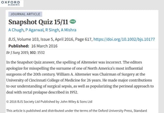 Snapshot Quiz 1511