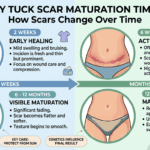 Tummy tuck scar healing stages and appearance changes over time