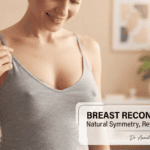 Dr. Anmol Chugh explaining how breast reconstruction can restore breast symmetry and natural shape