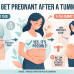 Dr. Anmol Chugh explaining pregnancy after tummy tuck surgery and its impact on long-term results