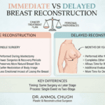 Dr. Anmol Chugh explaining the differences between immediate and delayed breast reconstruction surgery